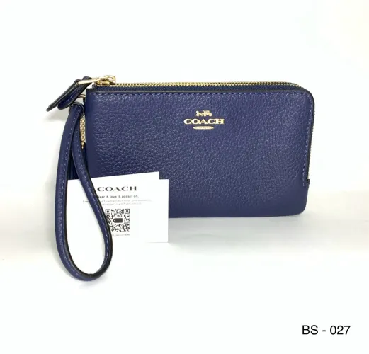 Carteira COACH IM/Cobalt Original.