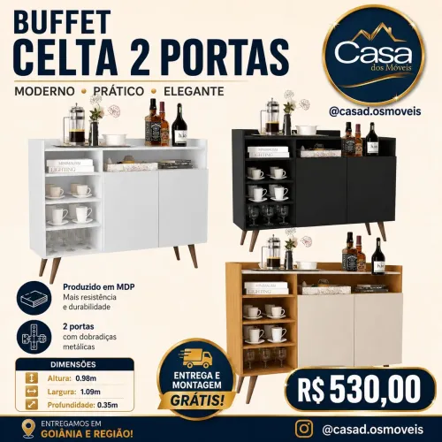 Buffet Celta 2 portas 