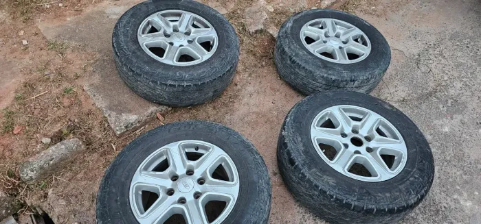 4 jante e pneu da Ford Ranger 2012 pra cima