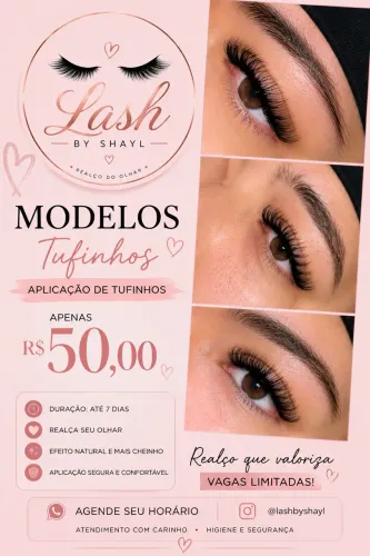 Aplicação de tufinhos- R$50