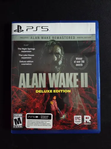 Alan Wake 2 - PS5 - Todas DLCs no disco - Sem código do AW1
