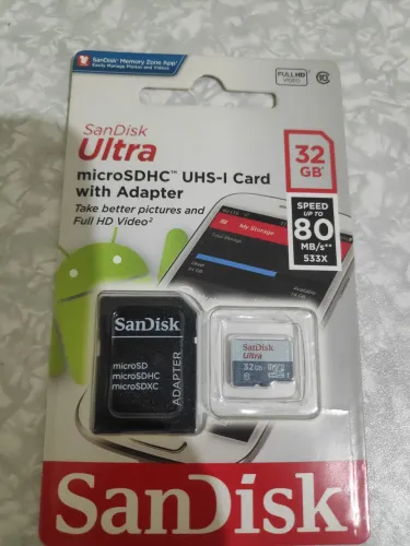 Cartão de memória microsd 32 GB SanDisk ultra adaptador SD 32gb microsdhc uhs-i card