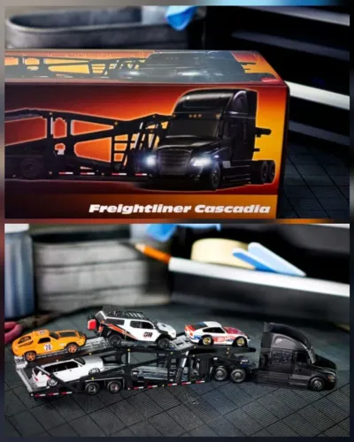 Hot Wheels RLC Elite 64 Freightliner Cascadia Transport