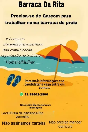 Garçom/Garçonete 