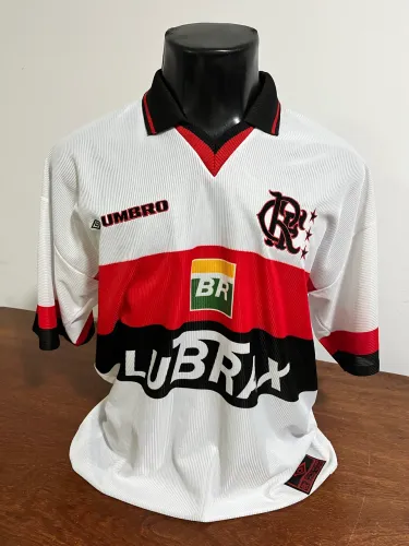 Camisa Flamengo Umbro Away Branca 1999 Tamanho SG