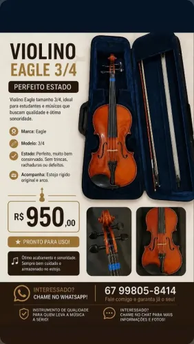 Violino 3/4 Eagle