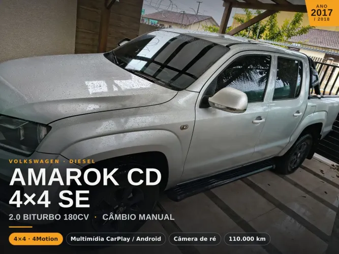 Volkswagen Amarok SE CD 2.0 16V TDI 4X4 Diesel 2018