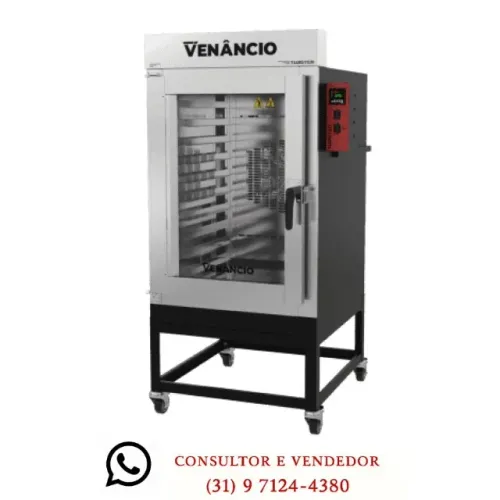 Forno Turbo 10 Esteiras a Gás Venâncio