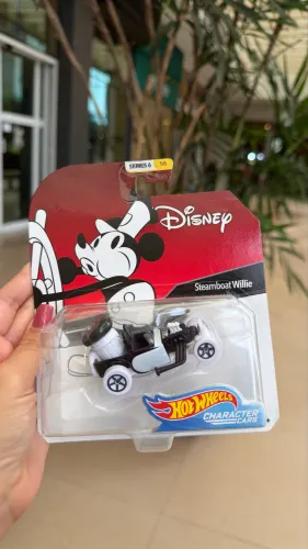 Hot Wheels Characters Cars Steamboat Willie Mickey Mouse Disney