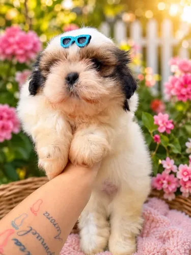 Filhote de shih tzu