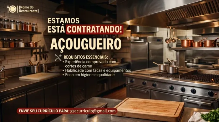 VAGA DE AÇOUGUEIRO
