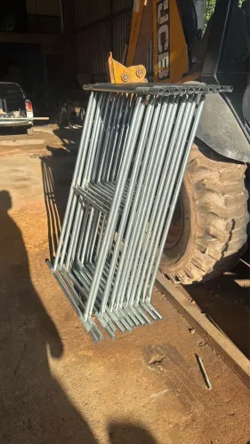 Andaimes galvanizados/plataformas Novos 