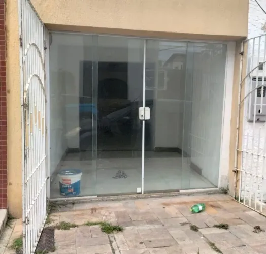 Porta de vidro duas bandas