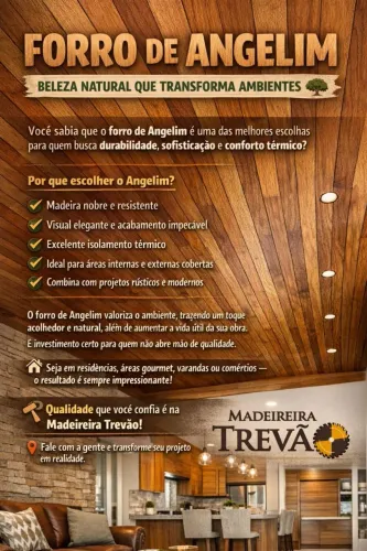 Forro angelim pedra 