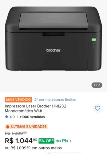Impressora Brother HL-L1232w