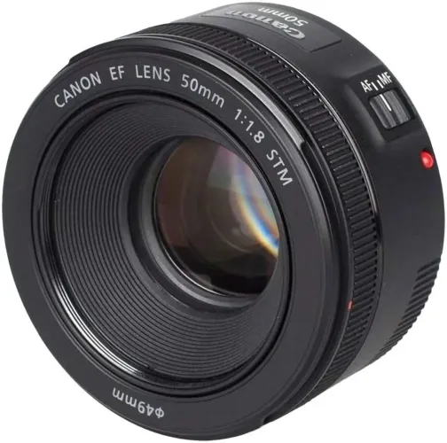 Lente CANON EF 50mm/1.8 STM - funcionando perfeitamente