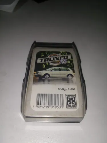 Jogo de cartas Super Trunfo da Volks Wagem
