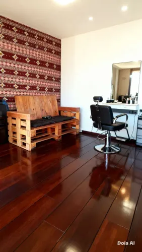 Sofá de palet motivo viagen