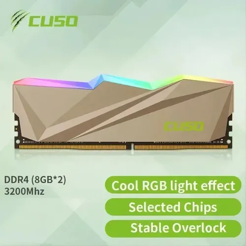 MEMORIA RAM DDR4 CUSO (RGB) LEIA A DESCRIÇÃO