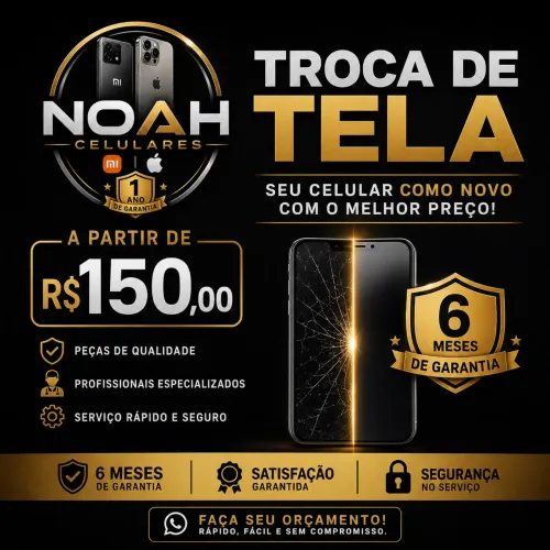 Troca de tela de smartphone