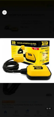 Chave bóia automática de nível  127 / 220 FERTAK