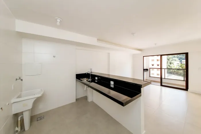 Studio com varanda gourmet, vaga e lazer para venda
