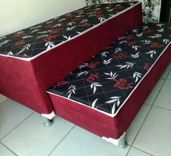 Camas de solteiro e casal