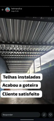 TELHAS SOB MEDIDA GALVALUME QUE NAO ENFERRUJA, PREGOS E PARAFUSOS 