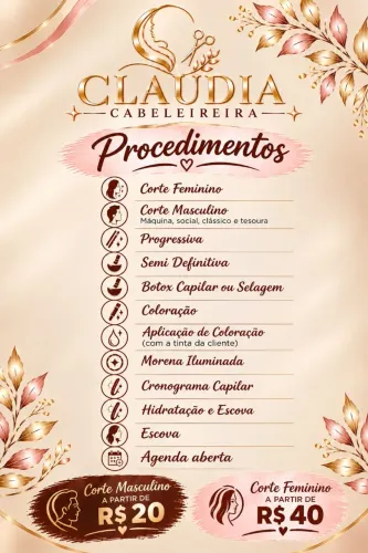 Cabeleira Claudia , Studio Lenny Castillo