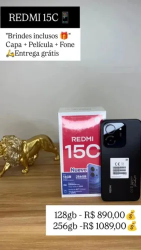 Celular Redemi 15C novo