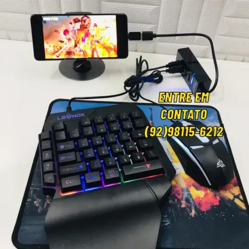 Kit Mobilador Gamer Colorido RGB - Entrega das 9 até 22hrs