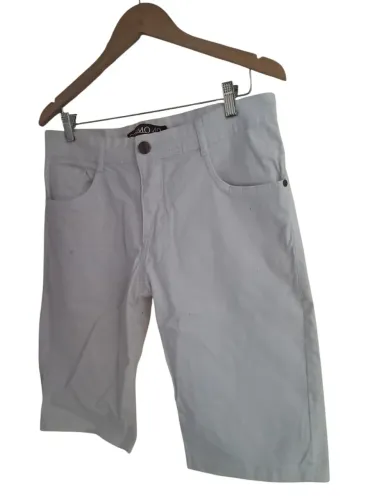 Bermuda Masculina Branca n°40