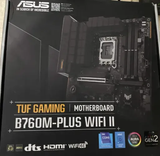 Placa Mãe ASUS TUF Gaming B760M-PLUS WIFI II DDR5 LGA 1700