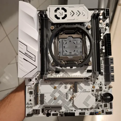 Placa Mãe X99 U9 branca Machinist + Processador Intel Xeon 2667 V4
