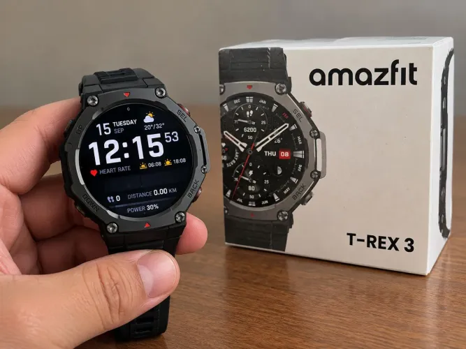 Amazfit T-Rex 3 - AMOLED - GPS - ESTADO DE NOVO