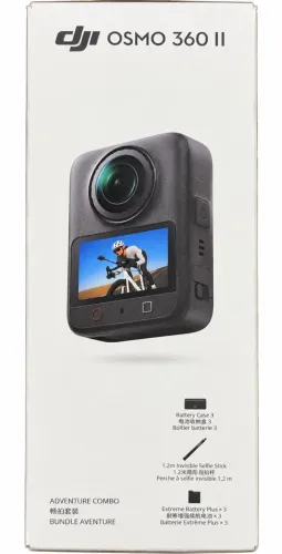 Câmera DJI Osmo 360 II Adventure Combo com 3 Baterias