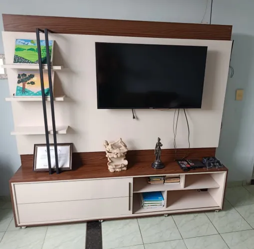 Conjunto Painel para TV + Rack completo ?ATENÇÃO: PREÇO EXCLUSIVO A VISTA!