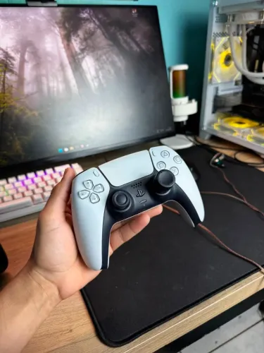 controle de ps5 com paddls - analogicos zero drift praticamente novo