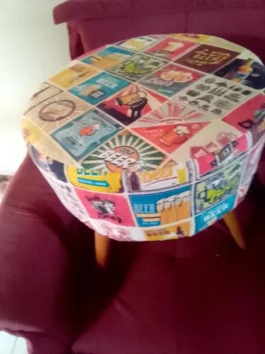 Puf decorativo pra sala