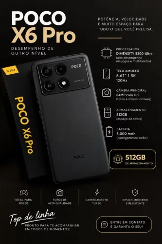 Celular POCO X6