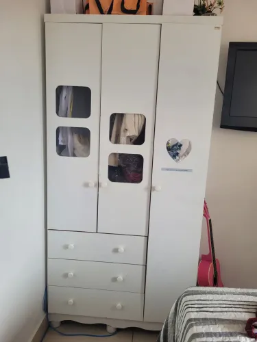 Guarda Roupa infantil branco