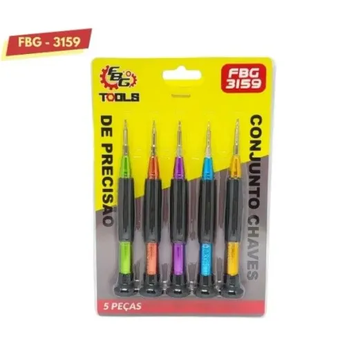 Kit ferramentas 5 pcs chaves precisao manutencao