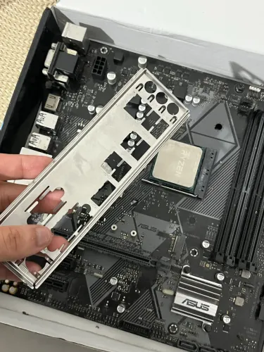 Placa mãe b450m-a + ryzen 5 5500 + Cooler