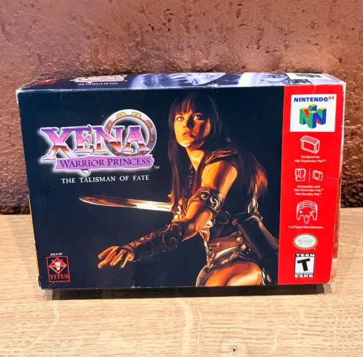 Xena: Warrior Princess - The Talisman of Fate N64 CIB Nintendo 64 Jogo