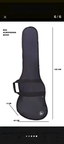 Bag acolchoada para baixo