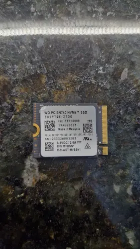 Armazenamento NVME 2T (2000gb) Western Digital 99%