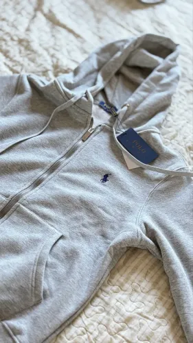 Moletom ralph Lauren cinza