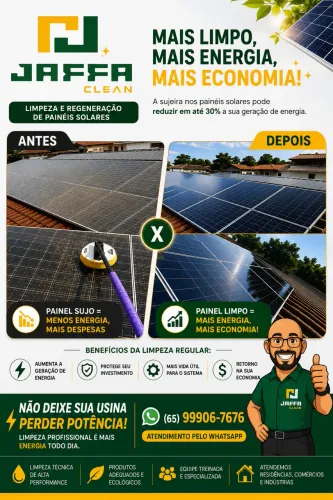 JAFA CLEAN | LIMPEZA DE PAINÉIS SOLARES