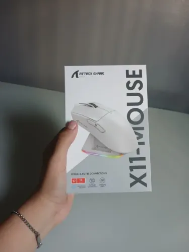 Attack Shark X11 com Dock - NOVO e LACRADO