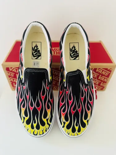 Tênis vans fogo fire comprado em Las Vegas!!!